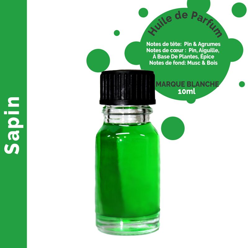 Huile Parfumée Sapin 10ml - Marque Blanche