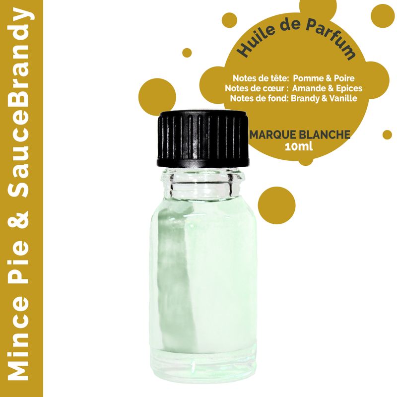 Huile parfumée Tarte aux Coings & Sauce au Cognac 10 ml - Marque Blanche