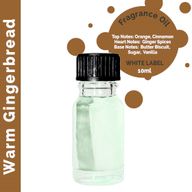 Huile Parfumée Pain d'Épices Chaud 10 ml - Marque Blanche