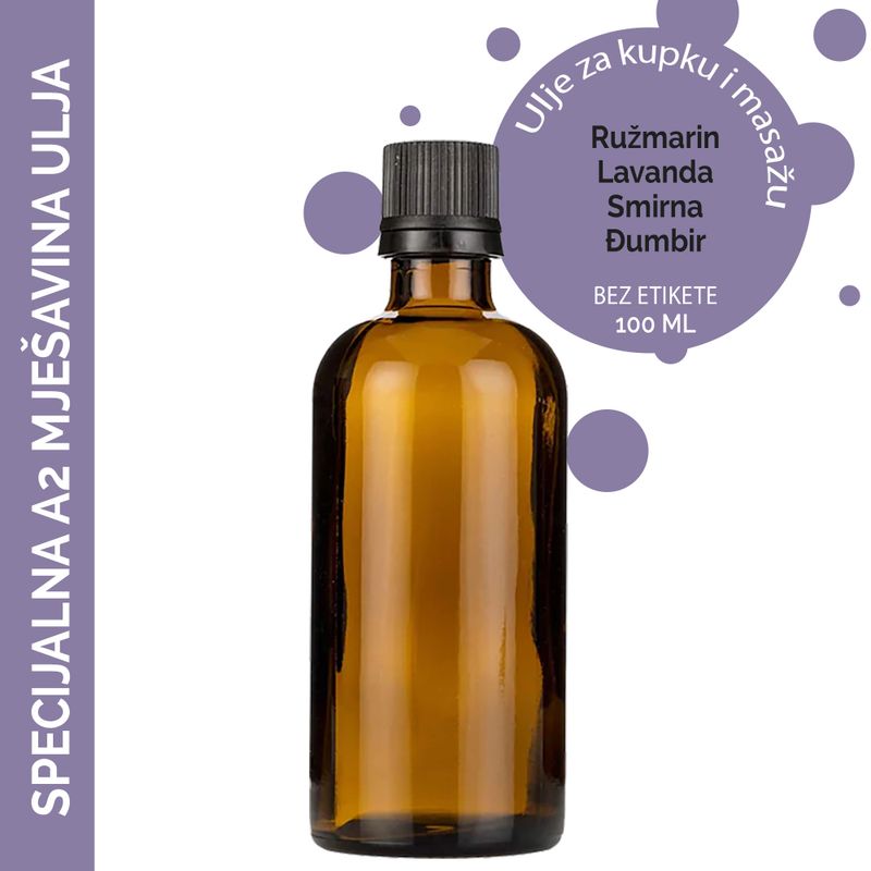 Huile de Massage Spéciale A2 Mix - 100ml - Marque Blanche