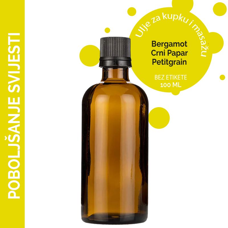 Huile de Massage Sensibilisation Intensifiée - 100ml - Marque Blanche