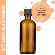 Huile de Massage Epicée - 100 ml - Marque Blanche