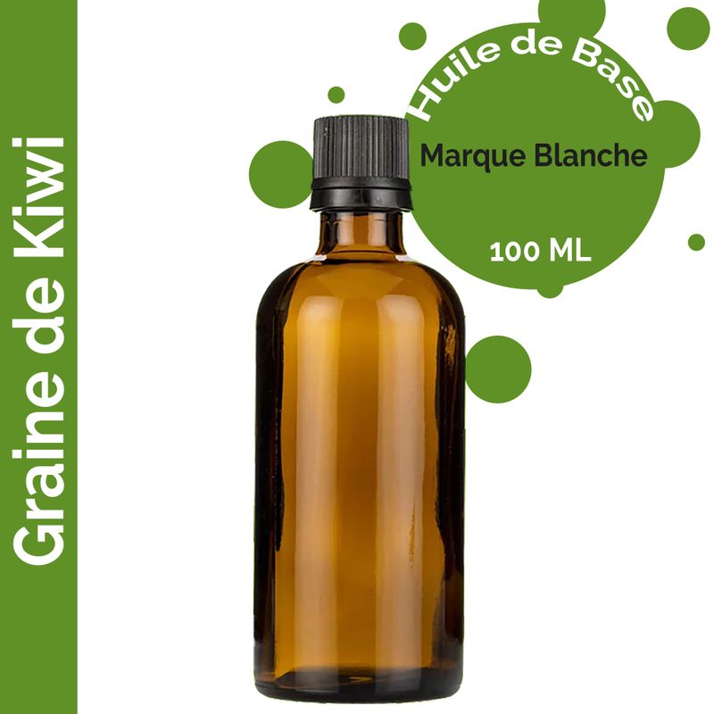 Huile de Graines de Kiwi - 100ml - Marque Blanche