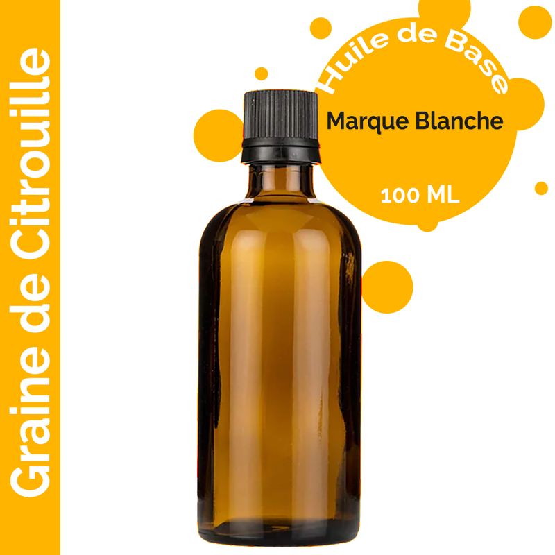 Huile de Graines de Citrouille - 100ml - Marque Blanche