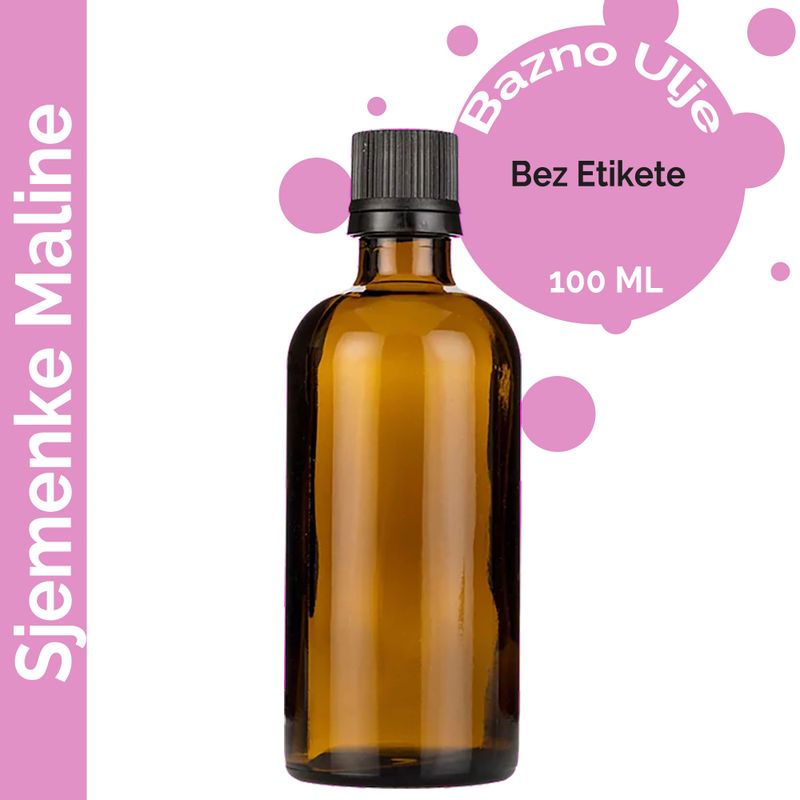 Huile de Pépins de Framboise - 100ml - Marque Blanche