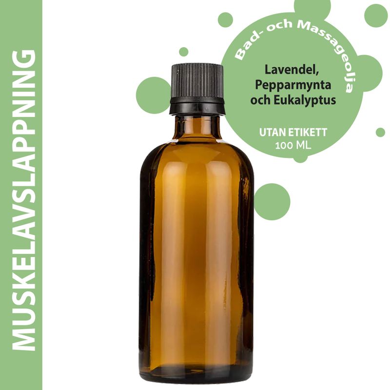 Huile de Massage Aisance Musculaire - 100ml - Marque Blanche
