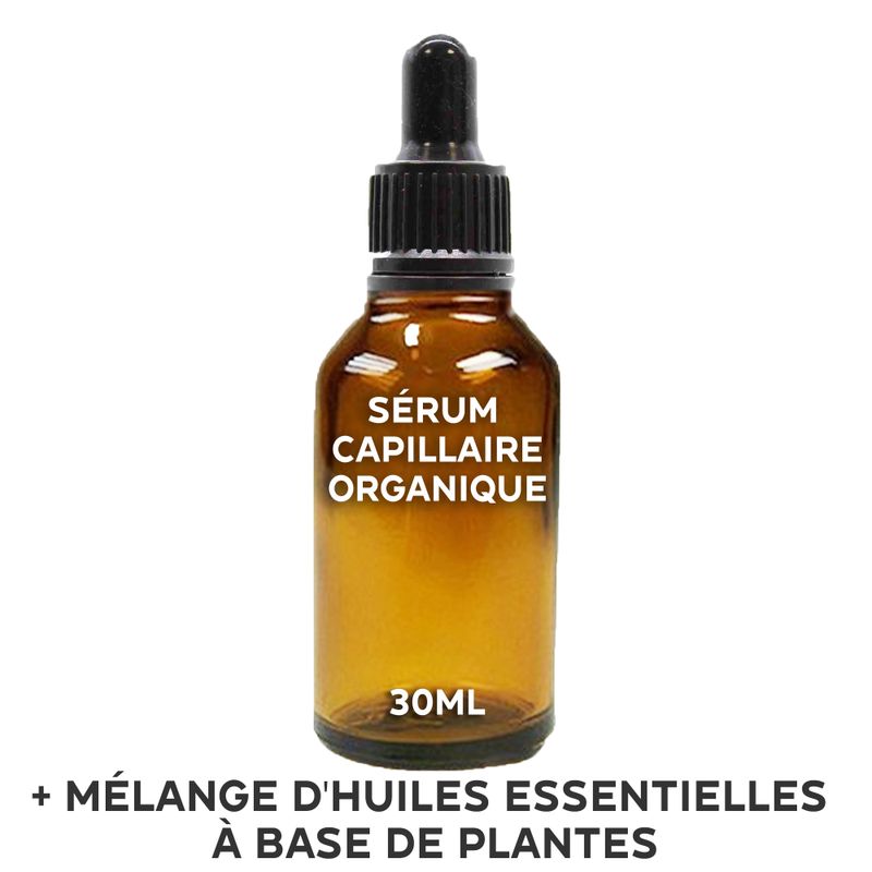 Sérum Capillaire Bio Sans Étiquette 30ml - Plantes