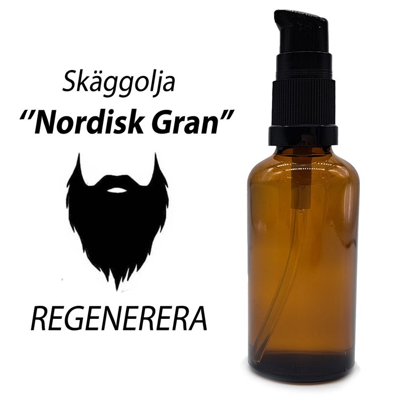 Huile à Barbe 50ml - Épicéa nordique - - Sans étiquette