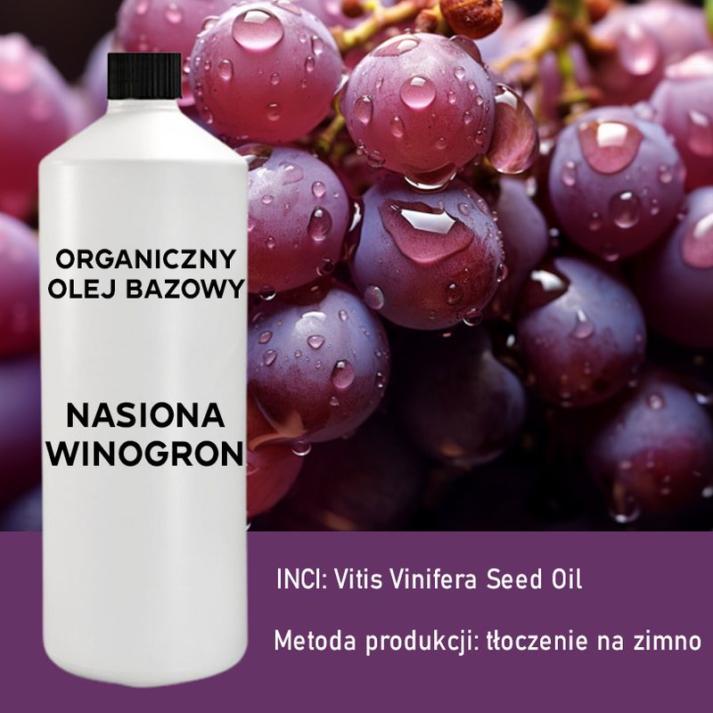 Huile de Pépins de Raisin Biologique 1 Litre