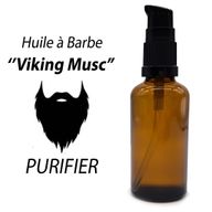 Huile à Barbe 50ml - Viking Musc - Sans étiquette