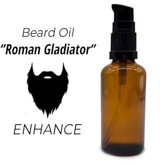 Huile à Barbe 50ml - Gladiateur Romain - Sans étiquette