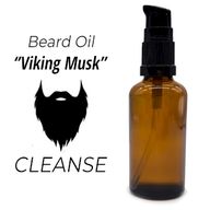 Huile à Barbe 50ml - Viking Musc - Sans étiquette