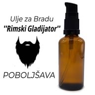 Huile à Barbe 50ml - Gladiateur Romain - Sans étiquette