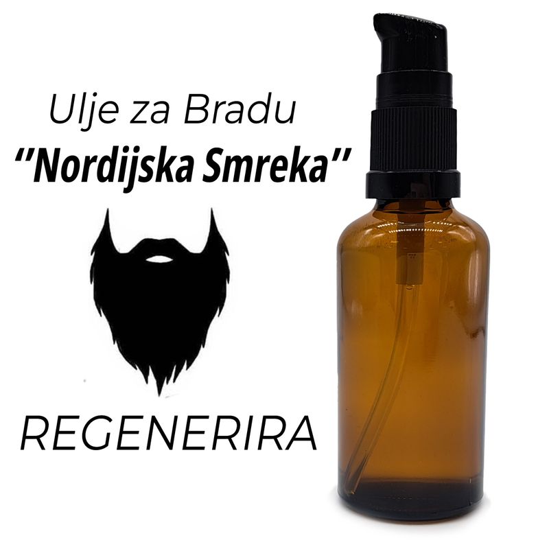 Huile à Barbe 50ml - Épicéa nordique - - Sans étiquette