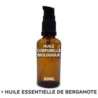 Huile Corporelle Bio 50ml - Bergamote - Sans étiquette
