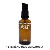 Huile Corporelle Bio 50ml - Bergamote - Sans étiquette