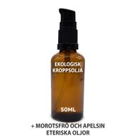 Huile Corporelle Bio 50ml - Carotte & Orange - Sans étiquette