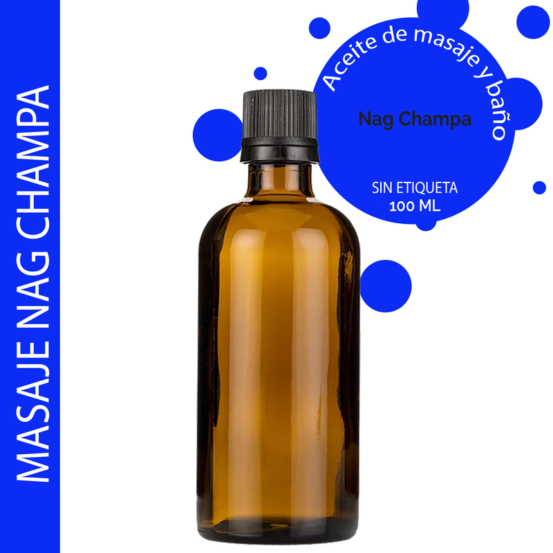 Huile de Massage Nag Champa - 100 ml - Marque blanche