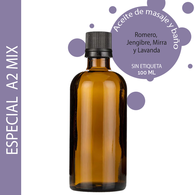 Huile de Massage Spéciale A2 Mix - 100ml - Marque Blanche