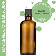 Huile de Massage Aisance Musculaire - 100ml - Marque Blanche