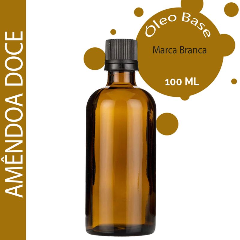 Huile d'Amande Douce - 100ml - Marque Blanche