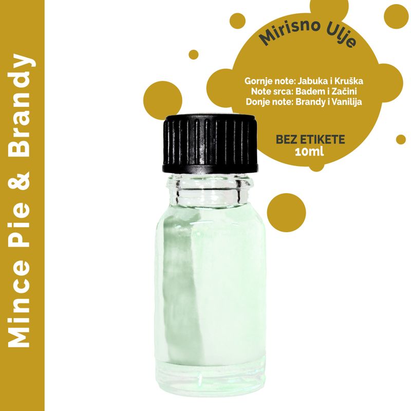 Huile parfumée Tarte aux Coings & Sauce au Cognac 10 ml - Marque Blanche