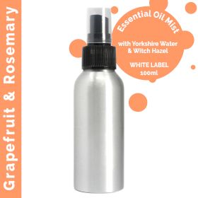 Brume d'Huiles Essentielles 100ml -Pamplemousse & Romarin - Marque Blanche