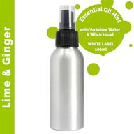 Brume d'Huiles Essentielles 100ml - Citron vert & Gingembre - Marque Blanche