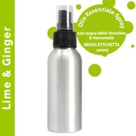 Brume d'Huiles Essentielles 100ml - Citron vert & Gingembre - Marque Blanche