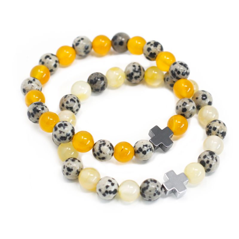 Pack de démarrage de 40 Packs de 2 Bracelets d'Amitié en Pierres Précieuses