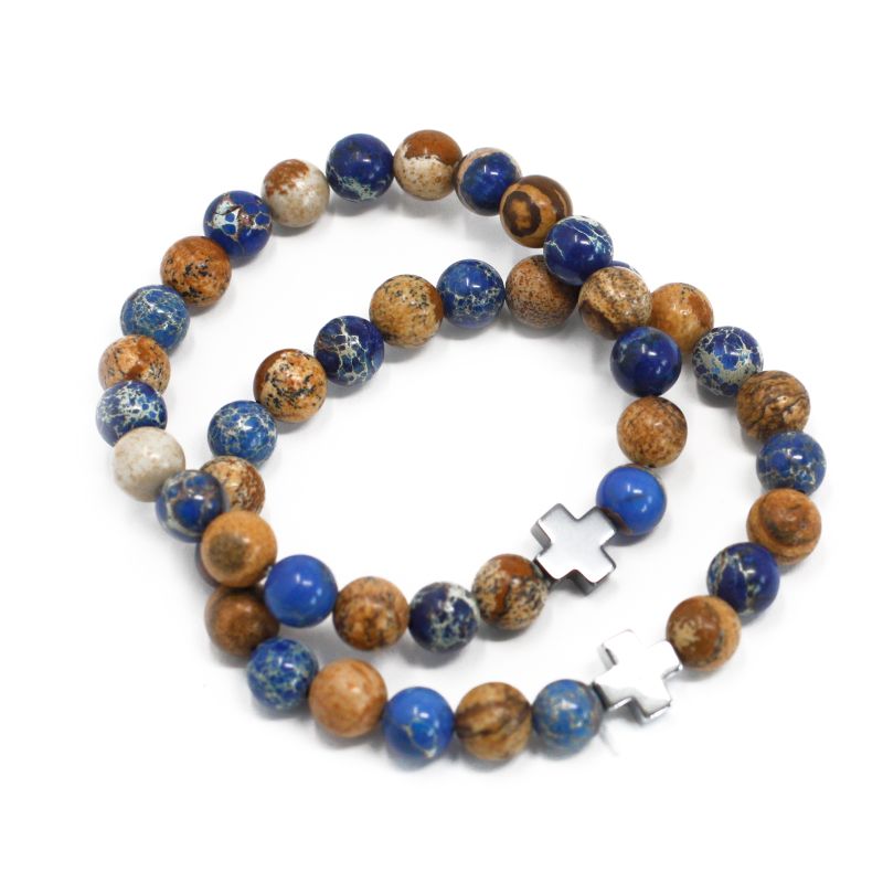 Pack de démarrage de 40 Packs de 2 Bracelets d'Amitié en Pierres Précieuses