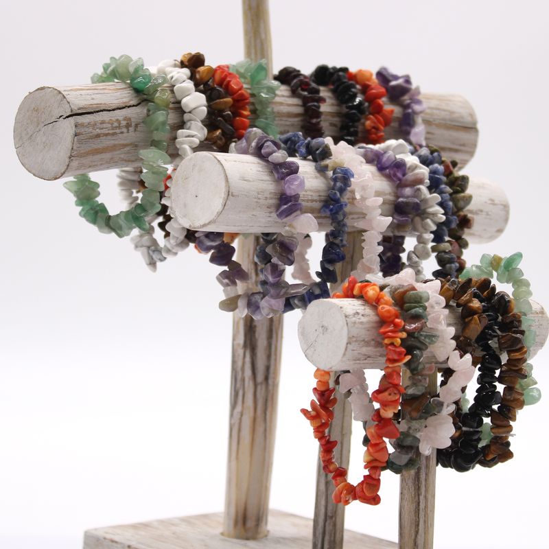Kit de Démarrage Bracelets en Pierres Précieuses - 12 de chaque (144 bracelets)