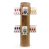 Eponge Konjac en forme de goutte d'eau avec Présentoir