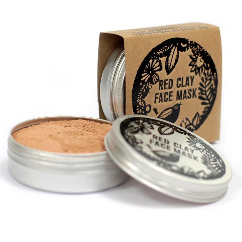 Masque visage à l'argile rouge 80g