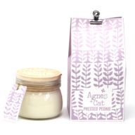 Coffret Cadeau de Bougies en Cire de Soja en Pot de 180 gr - Peonie pressée