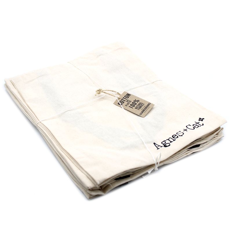 Sac en coton Agnes and Cat 6oz - 35x30 cm - Agnes+Cat