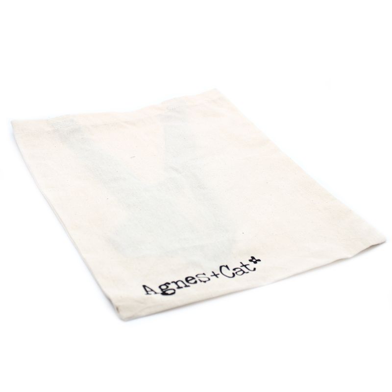 Sac en coton Agnes and Cat 6oz - 35x30 cm - Agnes+Cat