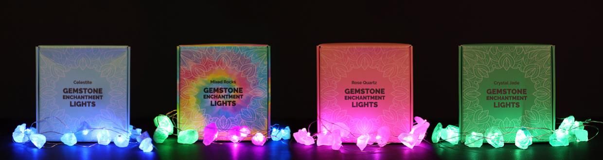 Lumières d'Enchantement en Pierres Précieuses