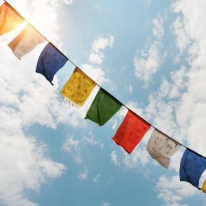 Drapeaux de Prière et de Mantra Tibétains