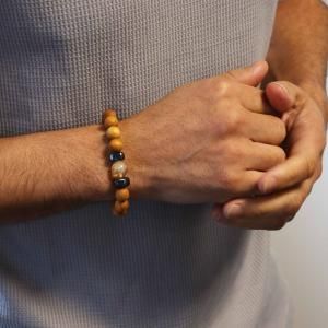 Vente en Gros Bracelets Chakra En Bois De Cèdre