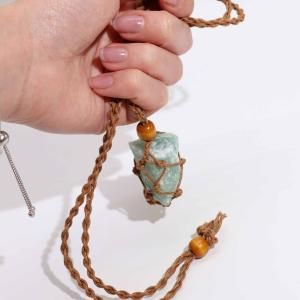 Cordon de Collier Pour Pierres Précieuses Cristal