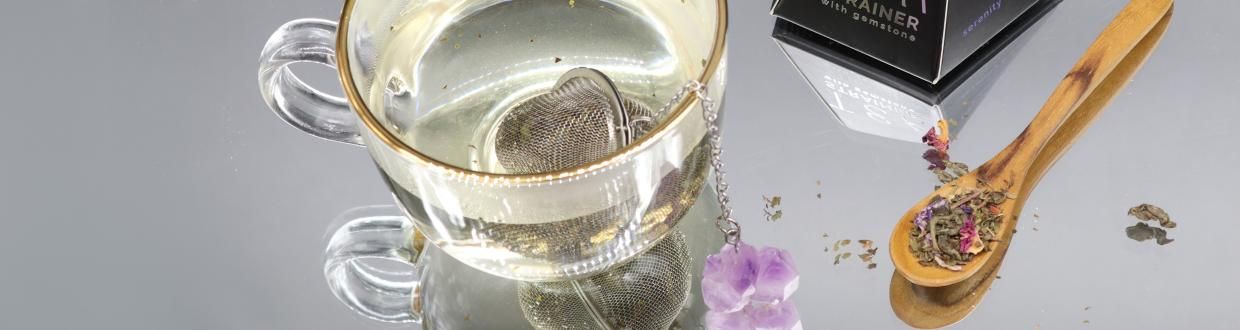 Infuseur Boule à Thé avec Pierres Précieuses