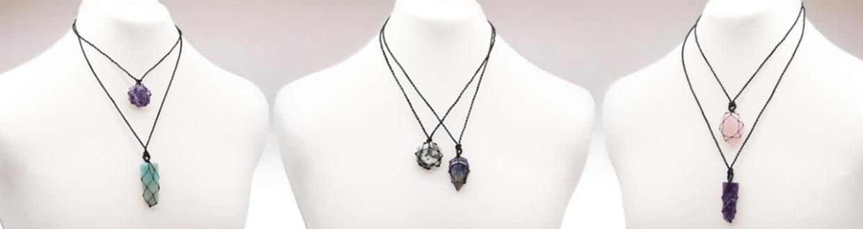 Pendentifs avec Pierres Précieuses