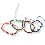 Bracelets d'Amitié Faits Main - Petites Perles (asst)