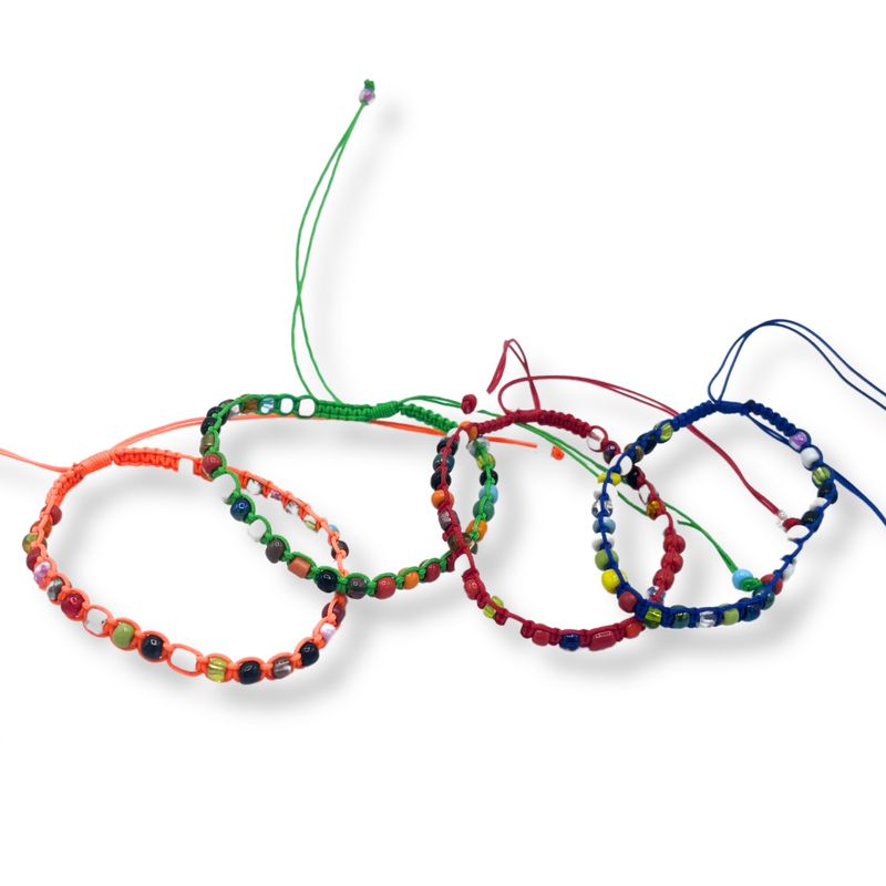Bracelets d'Amitié Faits Main - Petites Perles (asst)