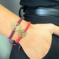 Bracelets d'Amitié Faits Main - Pièce Feng Shui Amis Chanceux (asst)