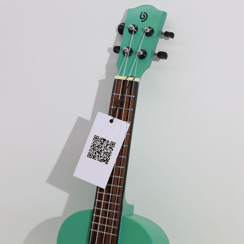Ukulélé Artisanal - Finition Turquoise (4 cordes)