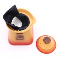 Théière Temple & Trois Tasses - Terre Orange