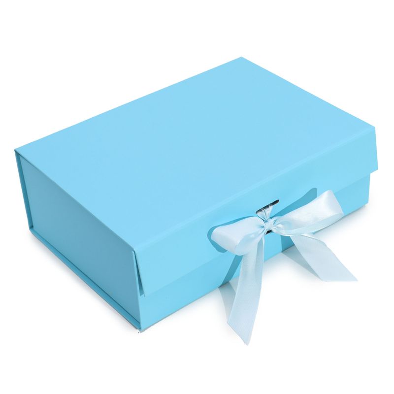 Coffret Cadeau en Kit - Grand Format (28,2 x 20,2 x 9,2 cm) - Bleu Bébé