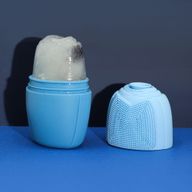 Rouleau de Glace en Silicone pour le Visage - Rouleau - Bleu